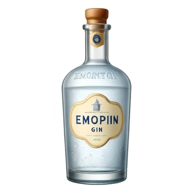 Bottle of Gin sticker