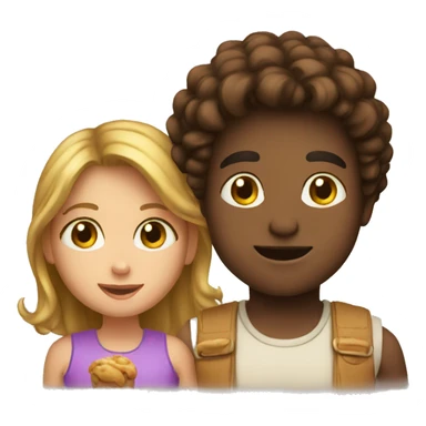 kid and nuttela sticker