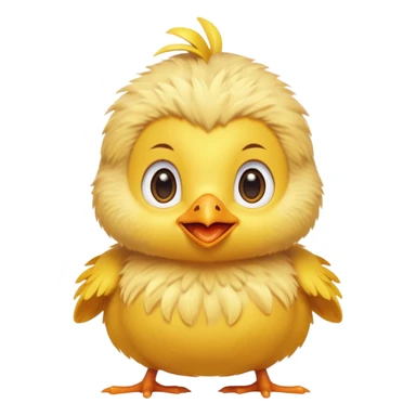 جوجه شیطون

Playful mischievous baby chick Lex, cheeky smile, bright eyes, round fluffy body, emoji style sticker
