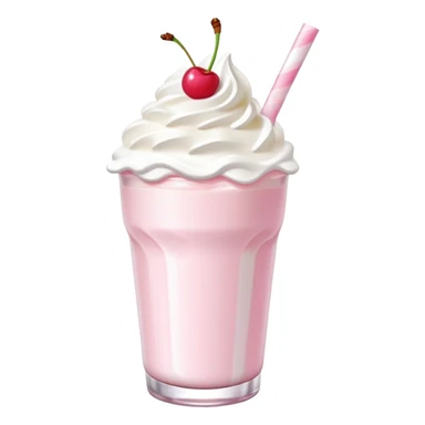 Cute Pastel pink Cherry Blossom Sakura Milkshake sticker