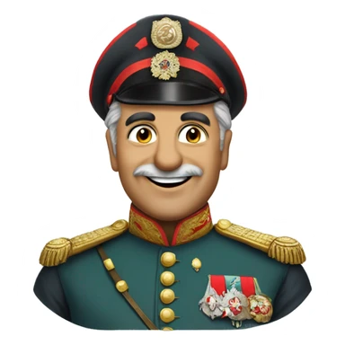 Ottoman General Cemal Pasha, Smiling sticker