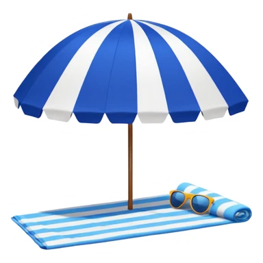 
beach vacation equipment sticker