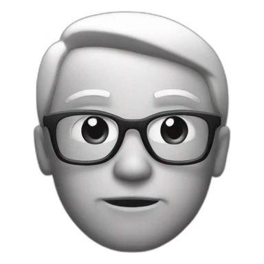 gigachad 3 4 in black and white sticker