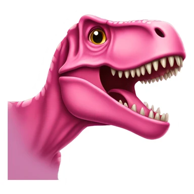 pink t. rex sticker