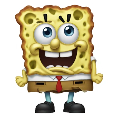 SpongeBob stressed out sticker