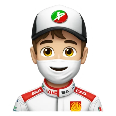 Charles Leclerc mentre balla  sticker