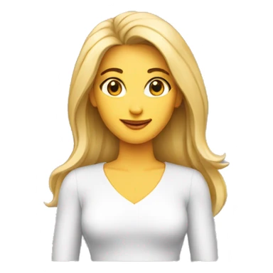 Woman similar prices Diana with longer hair and MacBook sticker