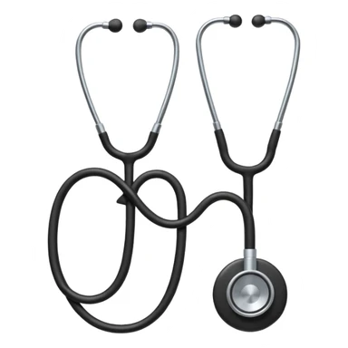 Stethoscope cartoon sticker