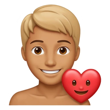 face smiling in love sticker