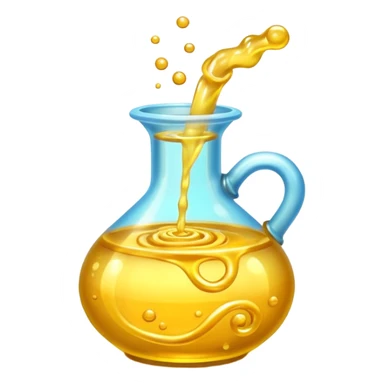 golden neon potion  sticker