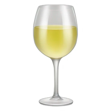Glass of white wine sticker