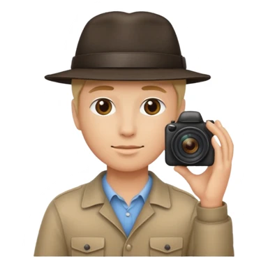 photographer facing away sticker