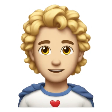 Mika with hearts sticker