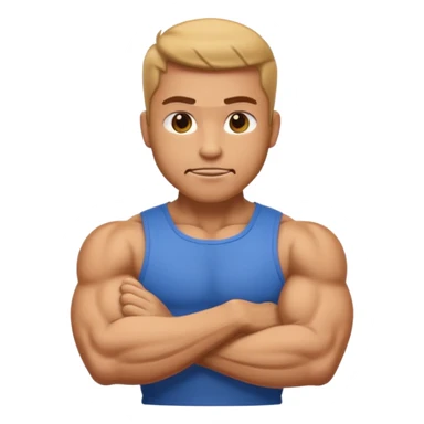 male triceps emoji sticker