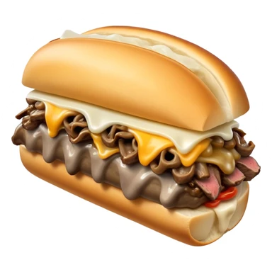 Cheesesteak sticker