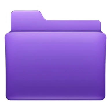 purple empty folder sticker