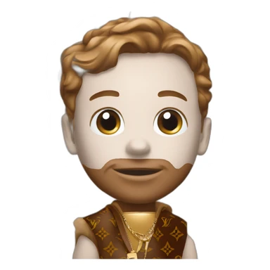 Louis Vuitton logo sticker