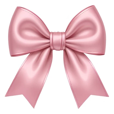 Light Pink bow plain sticker