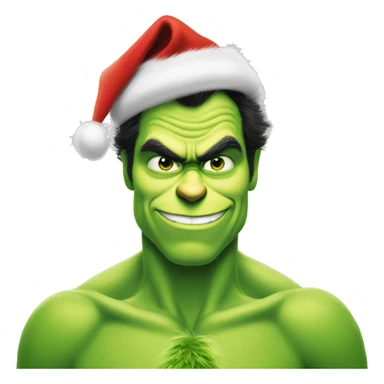 henry cavill as grinch sticker