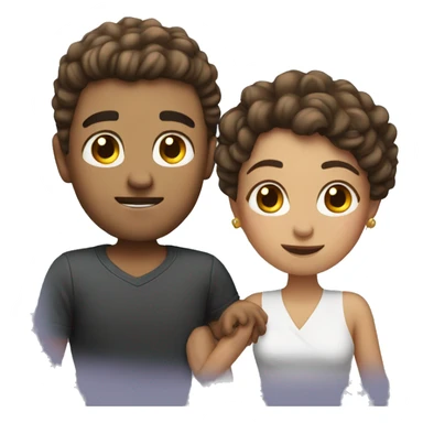 Couple hitting a 6 month anniversary  sticker