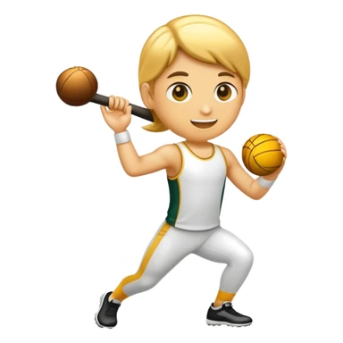 athletics emoji sticker