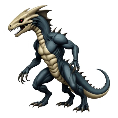  Venom-Marowak-Salandit-Xenomorph-hybrid-fantasy-creature (full body) sticker
