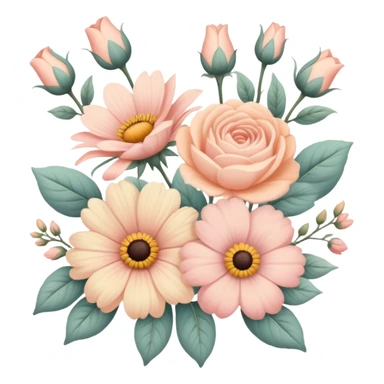 Warm pastels romantic vintage aesthetic  sticker