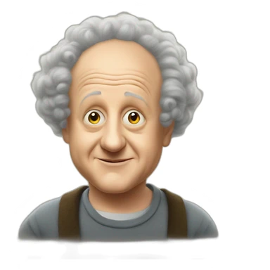 Young Larry fine of the three stooges sticker
