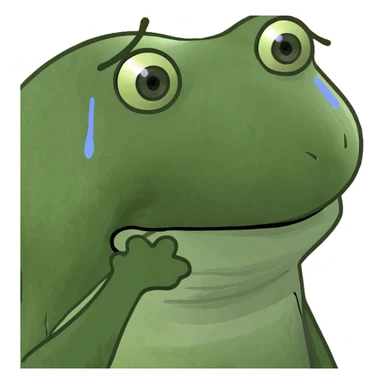 crying animal  sticker