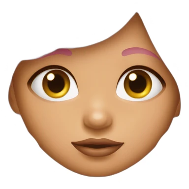 babygirl face sticker