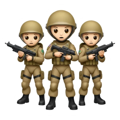 3 soldier vs alien.  2025 usa sticker