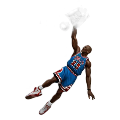 dunking Michael jordan sticker