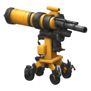a minigun sticker