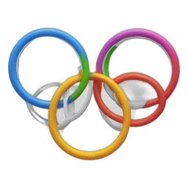 Olympics games rings sticker