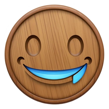 Blue teak sticker