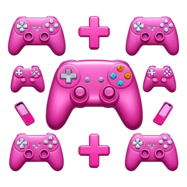 i need gamer pink pack literally for girls soft png 3d illustrations sticker