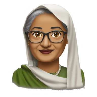 Sheikh Hasina sticker