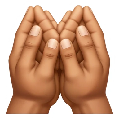 A pair of strong hands holding each other  sticker