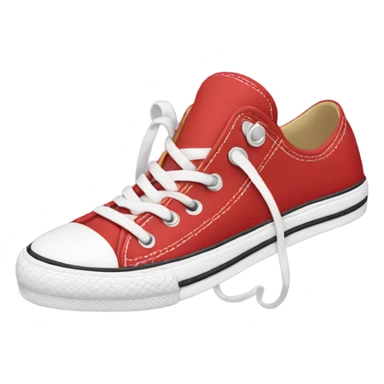 A converse sneaker sticker