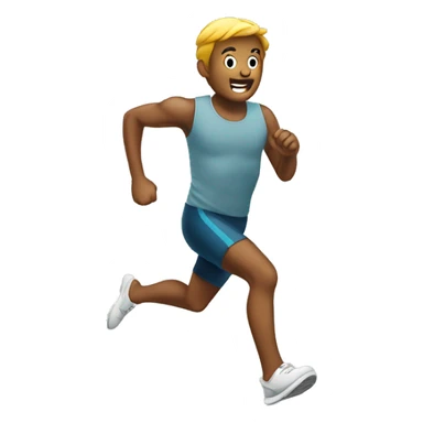 Robbr running  sticker