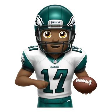 Philadelphia Eagles quarterback  sticker