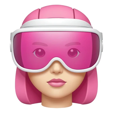 sporty pink shield visor sunglasses with comically thick frame, maximum chunky build, extremely oversized robust design, one-piece lens sticker