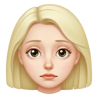 tired woman with dark circles under eyes sticker