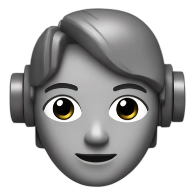 titanium ai Chatbot balck and white sticker