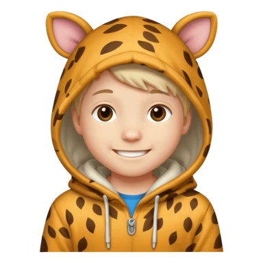 Animal Hoodie Kid sticker