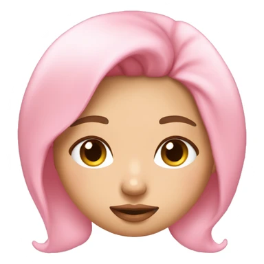 Coquette cute pink sleepy girl  sticker