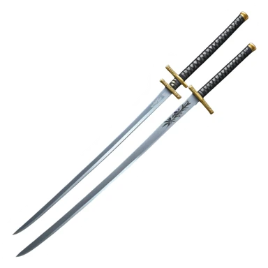 Famous Katana,on blade full chinese names. sticker