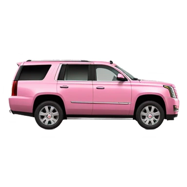 Pink Escalade truck sticker