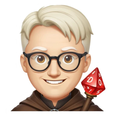 Dungeon Mater hosting DnD-game sticker