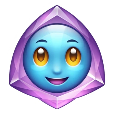 Cristal púrpura sticker